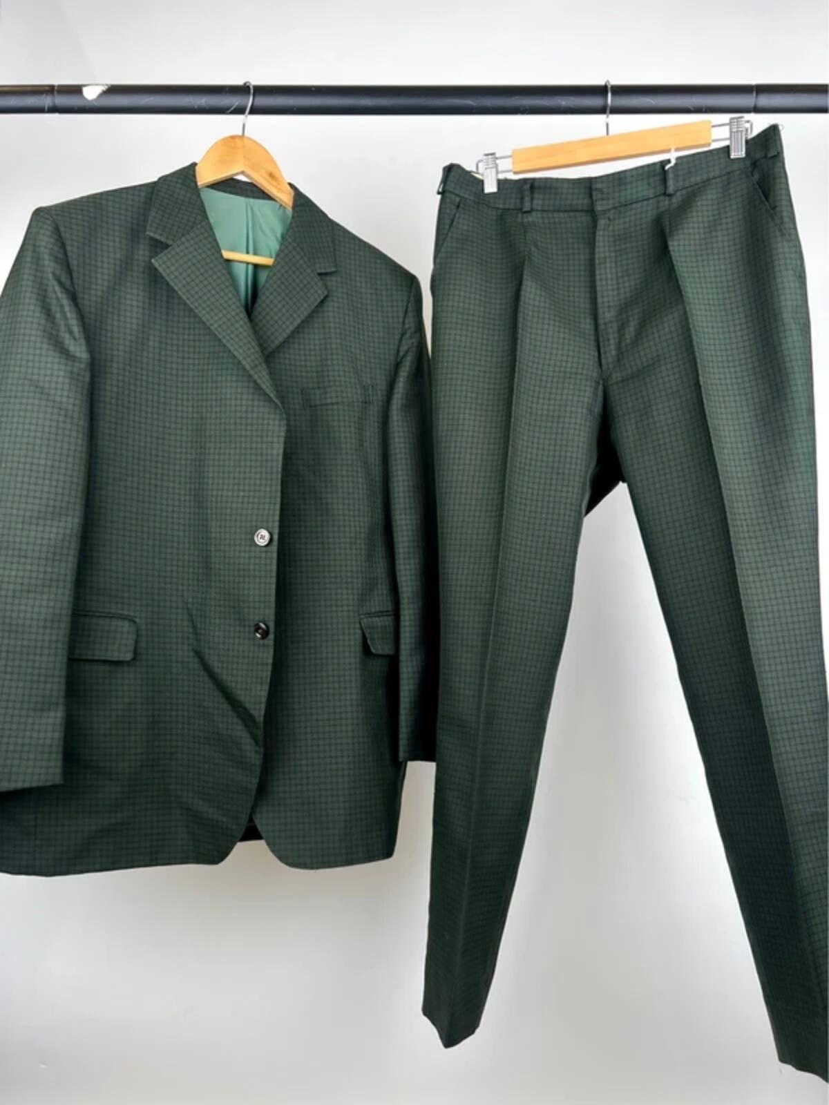 Vintage 70s Alexandre Check Suit