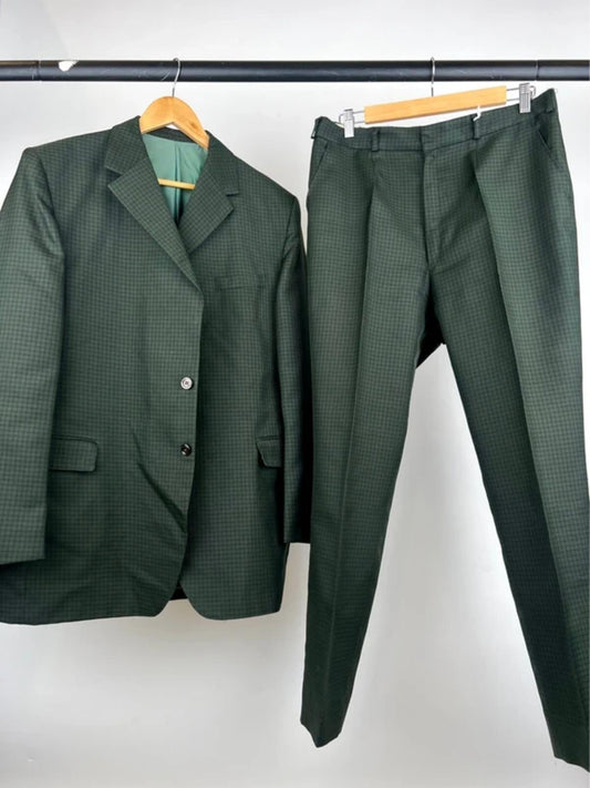 Vintage 70s Alexandre Check Suit