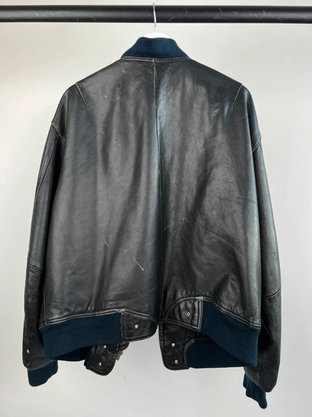 Vintage 90s Diesel Leather Bomber Jacket