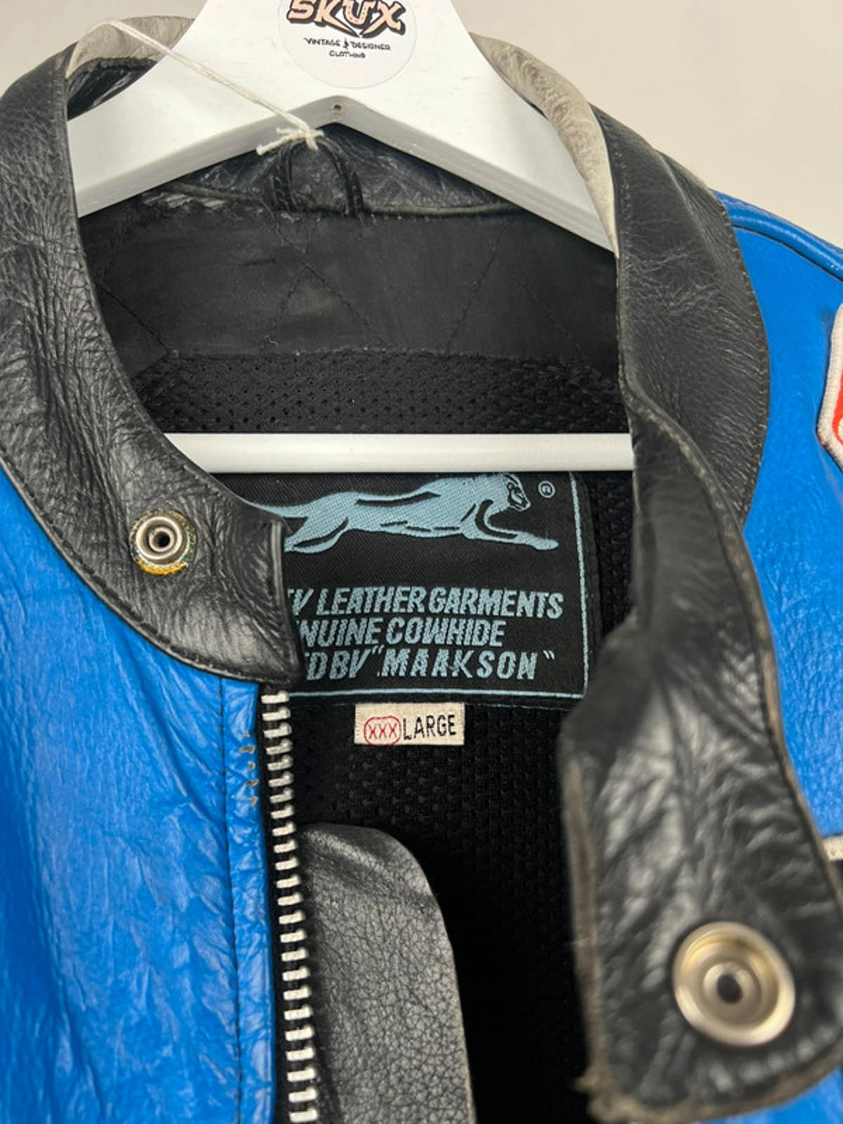 Vintage 90s Hunter Leather Motorbike Jacket