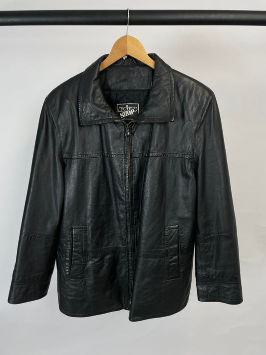 Vintage Derimod Shop 90s Black Leather Jacket