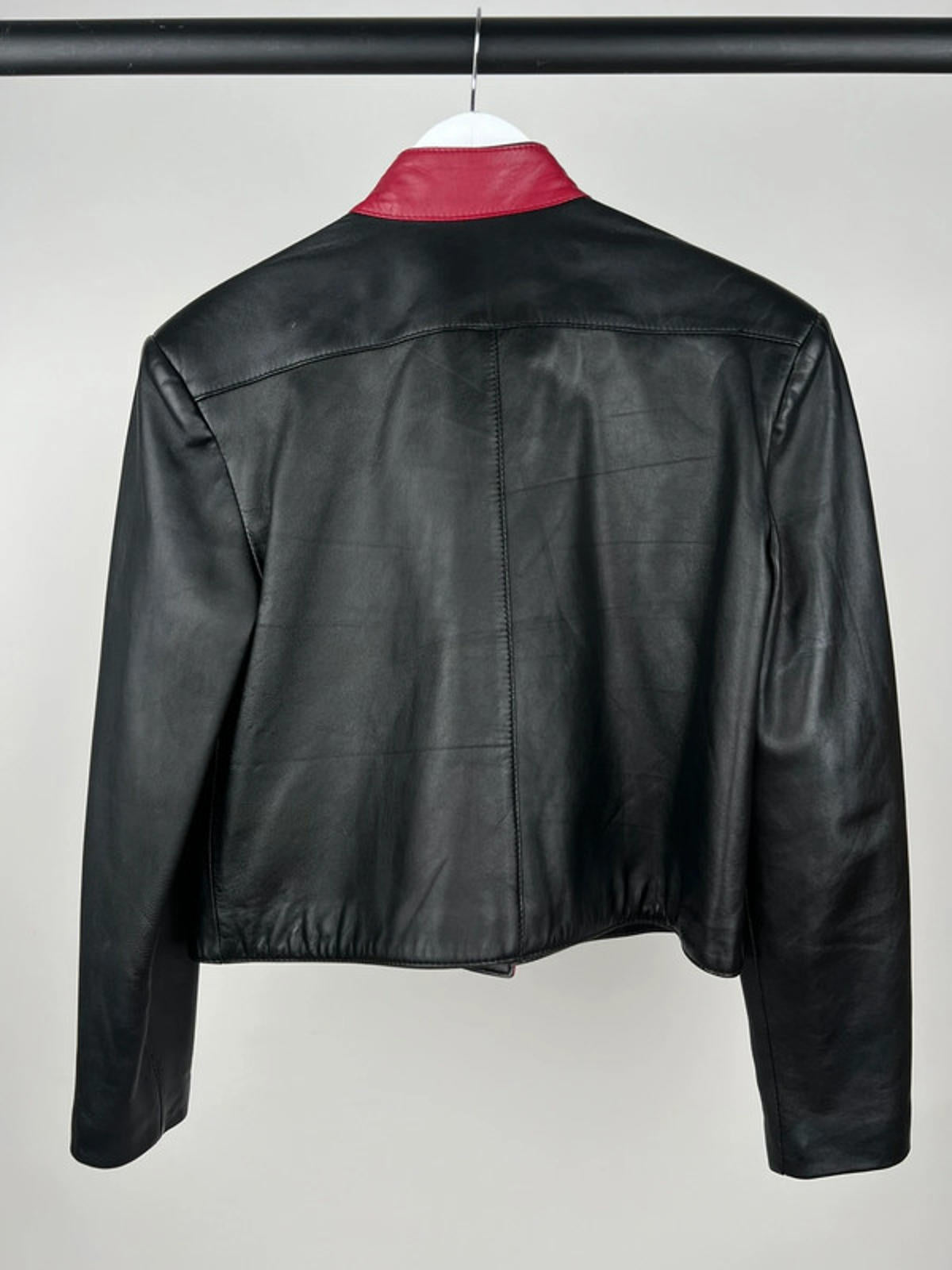 Vintage 90s Piel Internacional Leather Biker Jacket