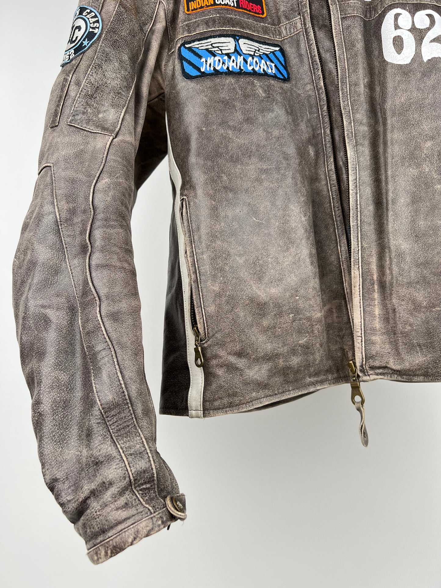 Vintage ‘The Great Escape’ 90s Leather Motorbike Jacket