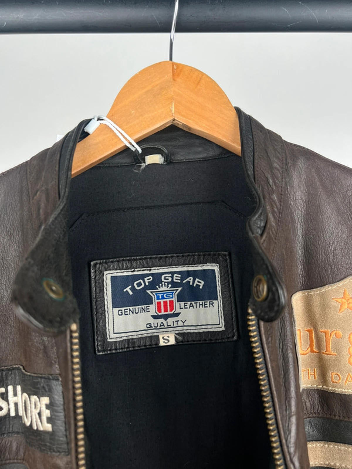 Vintage 90s Blackhills Leather Motorbike Jacket