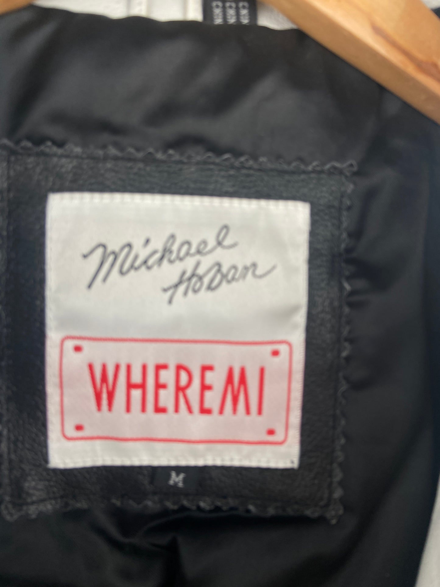 USA Michael Hoban 90s Leather Bomber Jacket