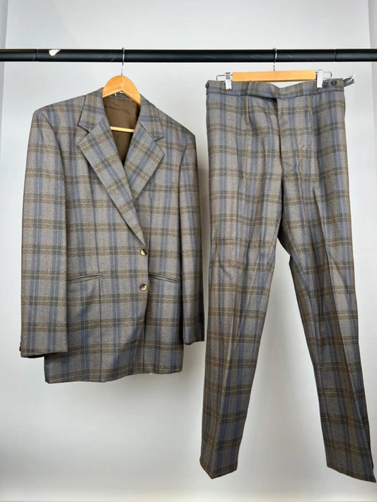 Vintage 70s Check Suit