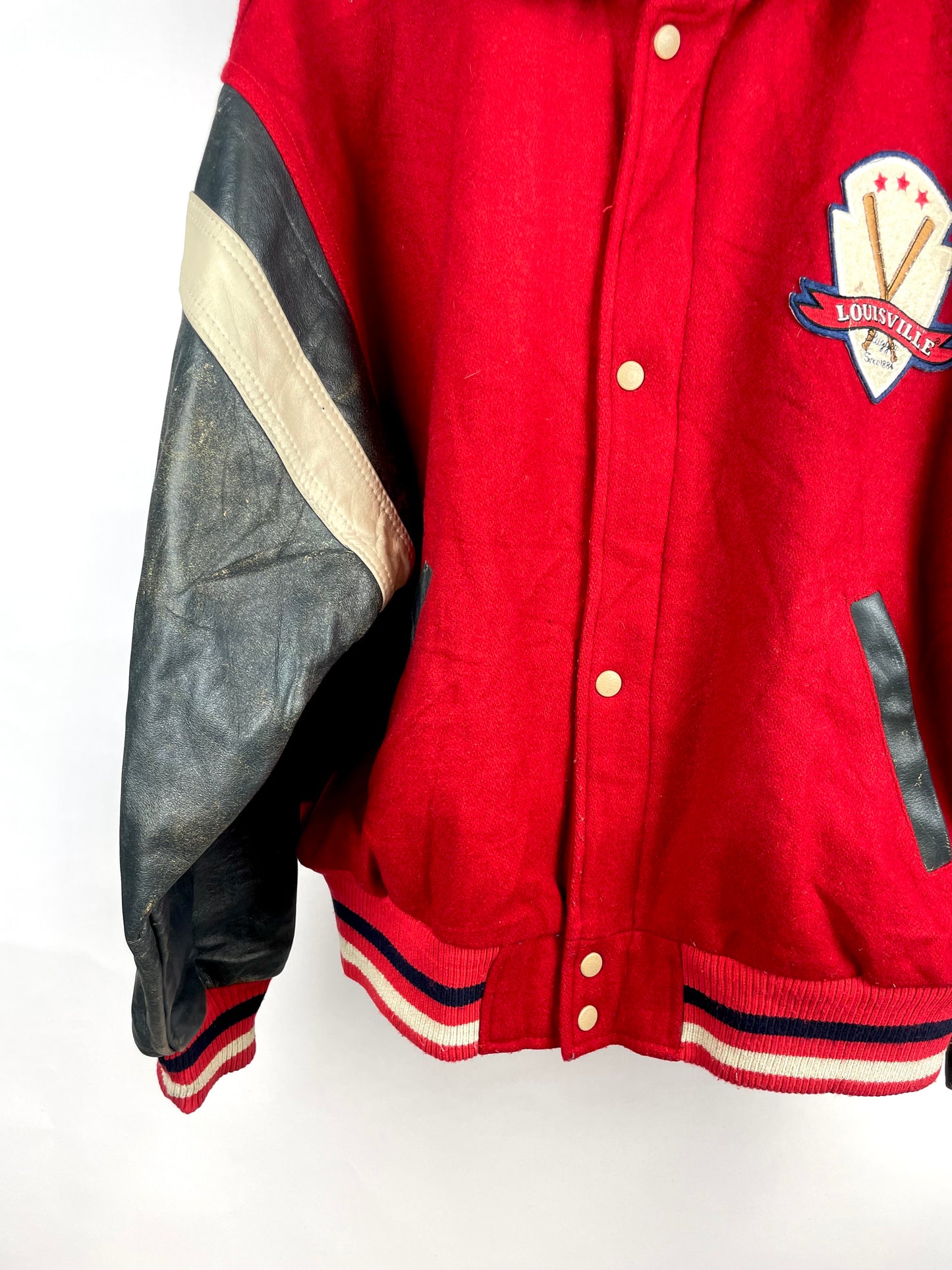 Vintage 90s Louisville Sluggers Baseball Jacket