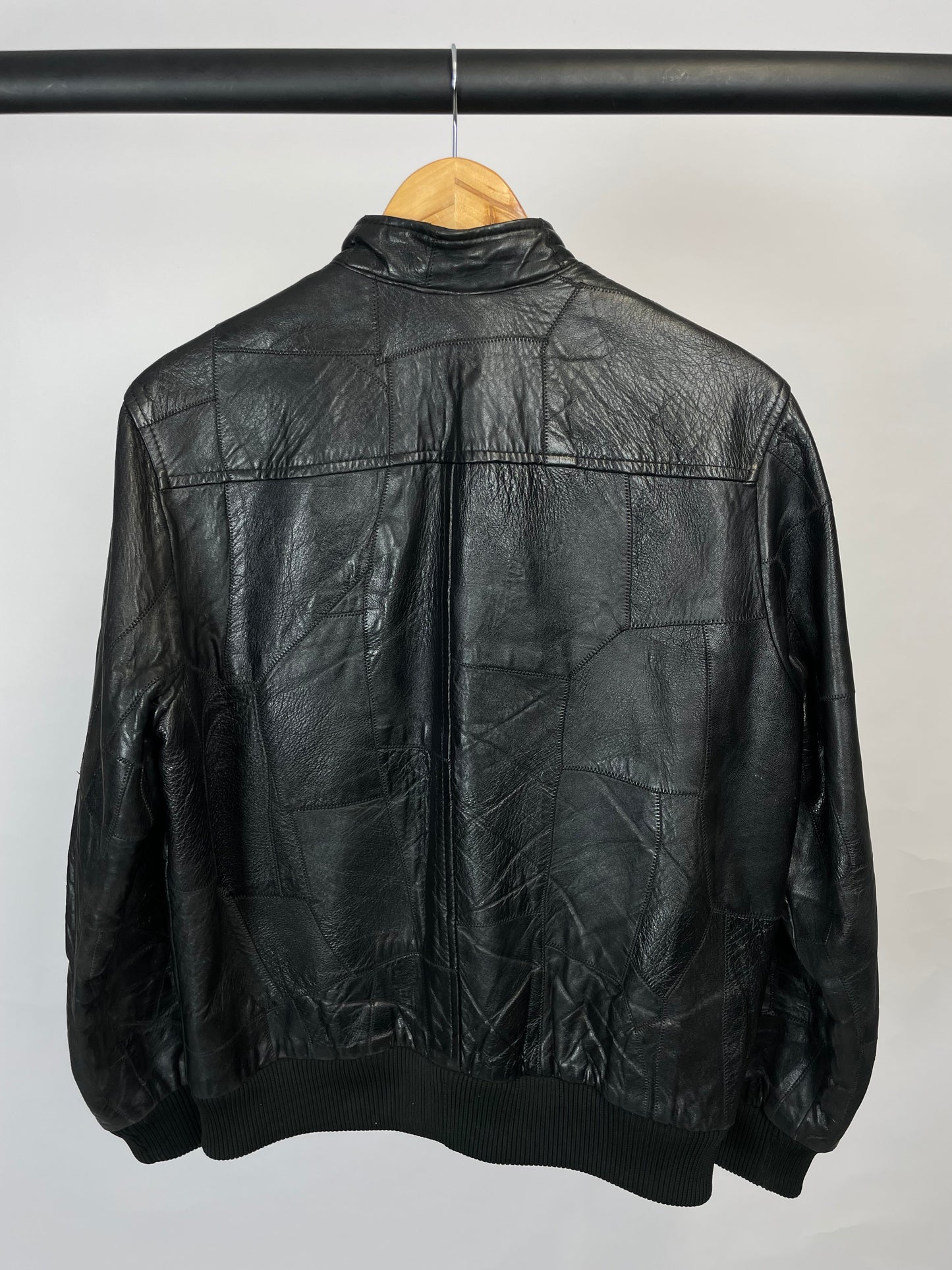 Vintage 90s Black Leather Jacket