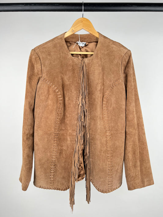 Western 70s Suede Tassel Jacket