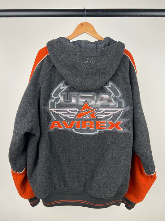 Vintage 90s Avirex USA 75 Reversible Jacket