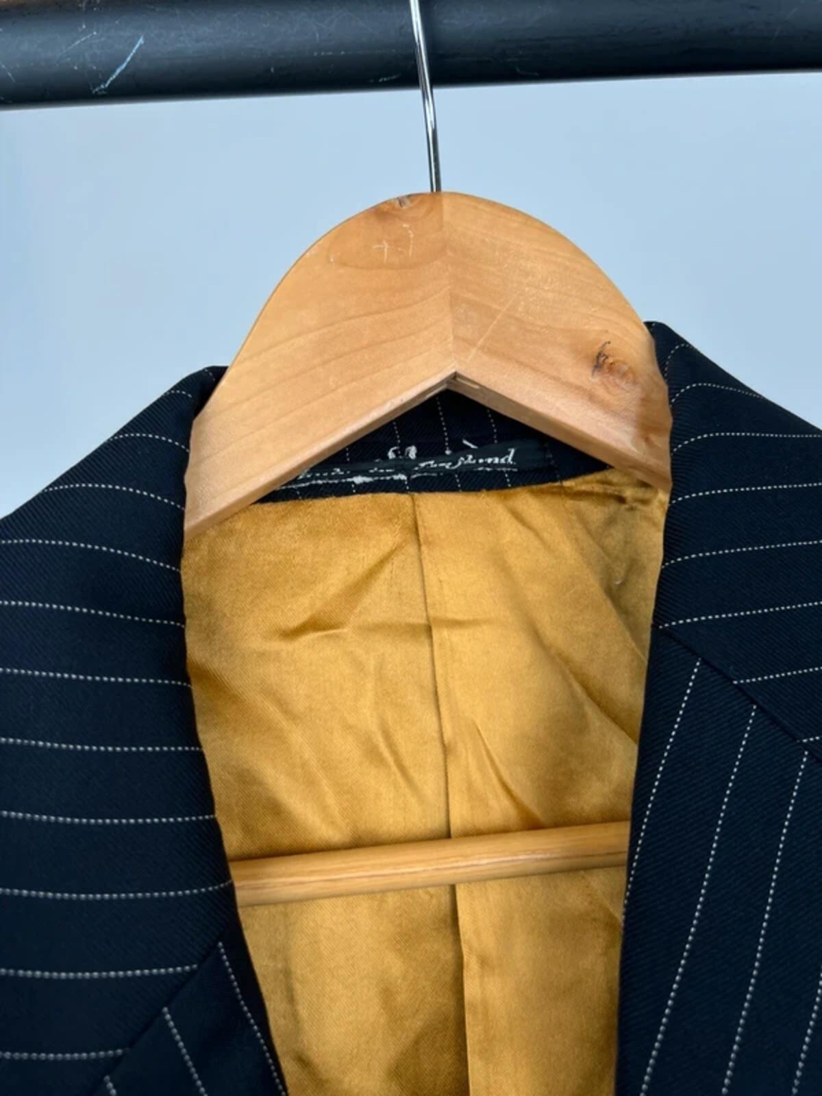 Vintage 90s J&J Minnis of London Pin Striped Suit