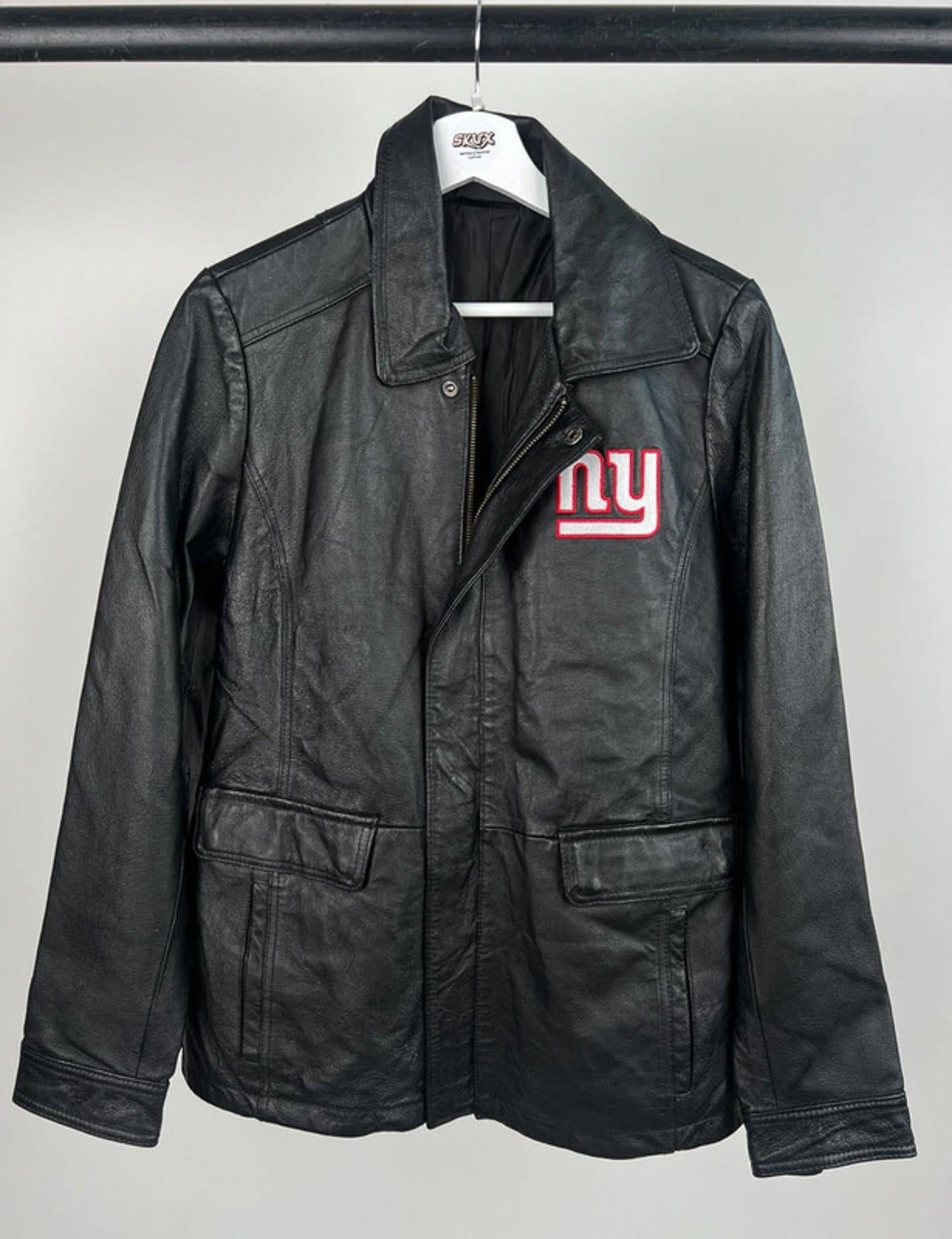 Vintage 90s NY Black Leather Jacket