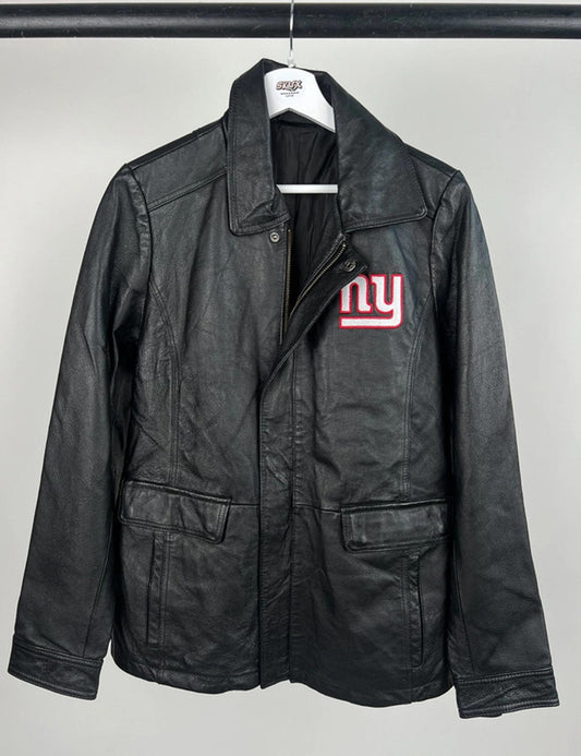 Vintage 90s NY Black Leather Jacket