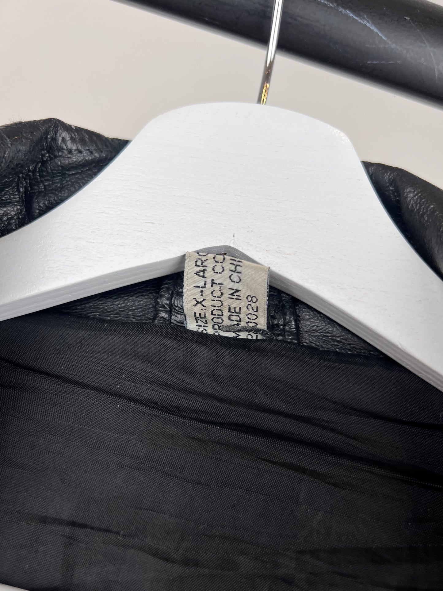 Vintage 90s Patchwork Leather Jacket