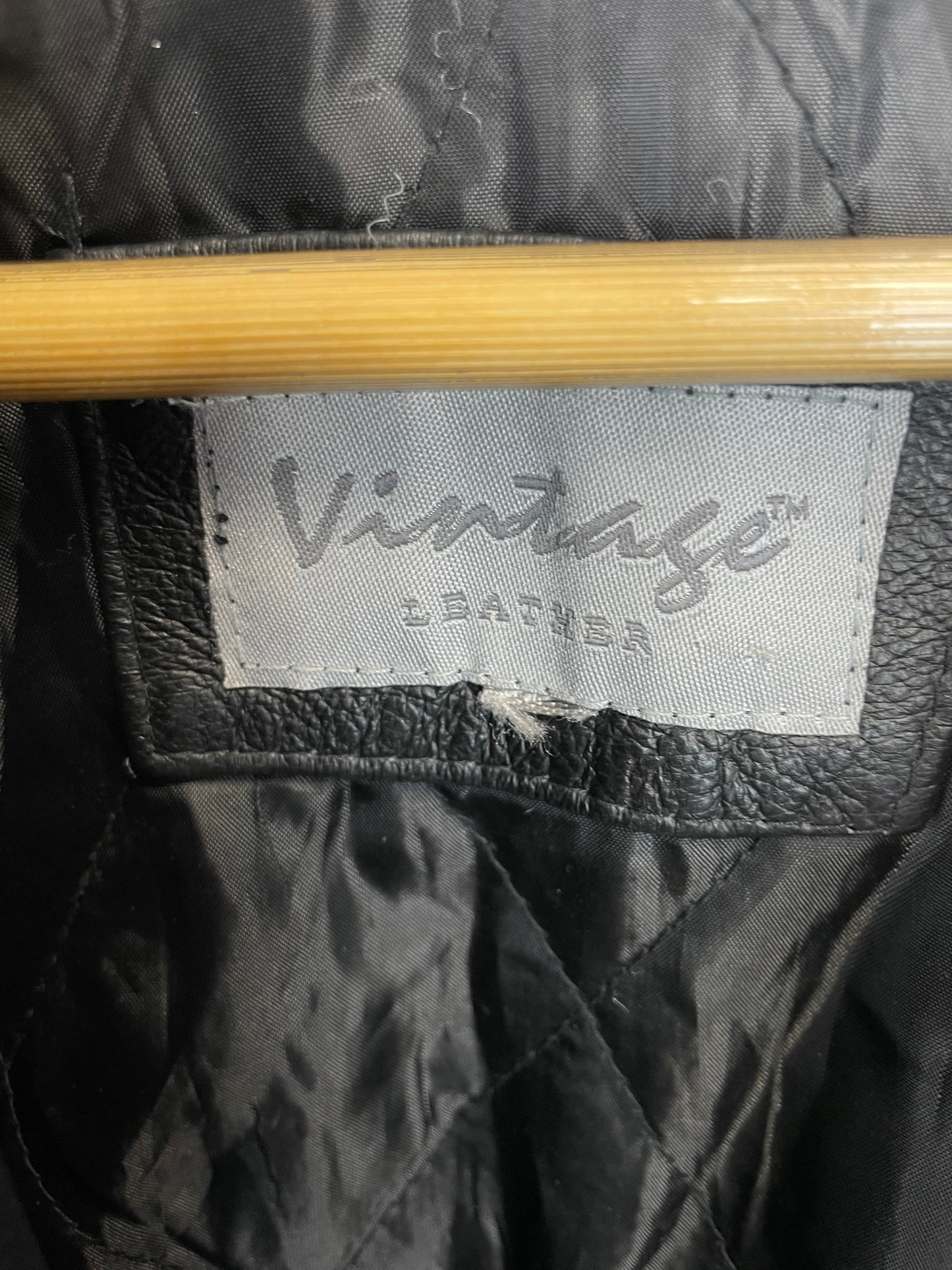 Vintage 90s USA Bomber Leather Jacket