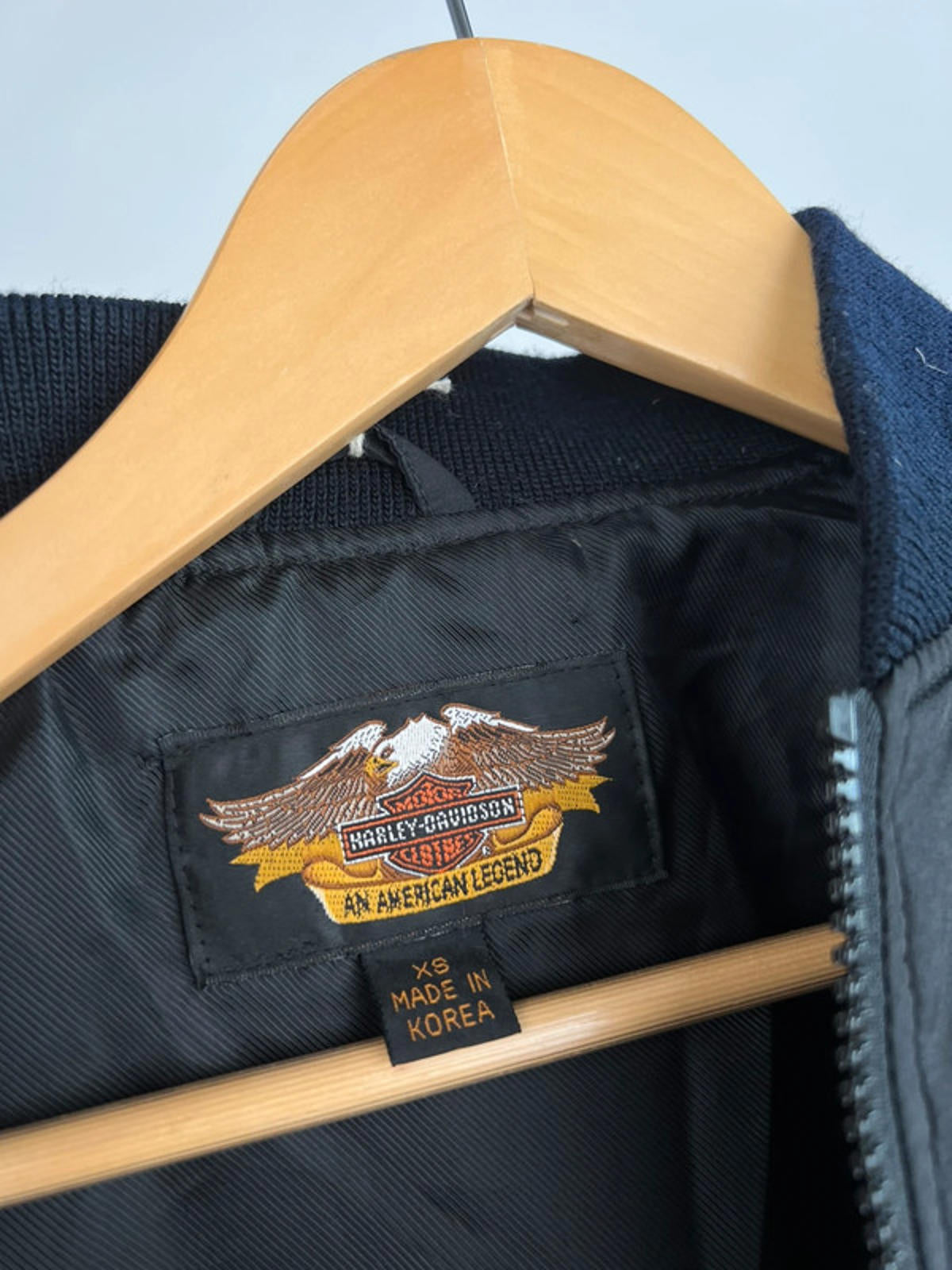 Vintage 90s Harley Davidson Bomber Jacket