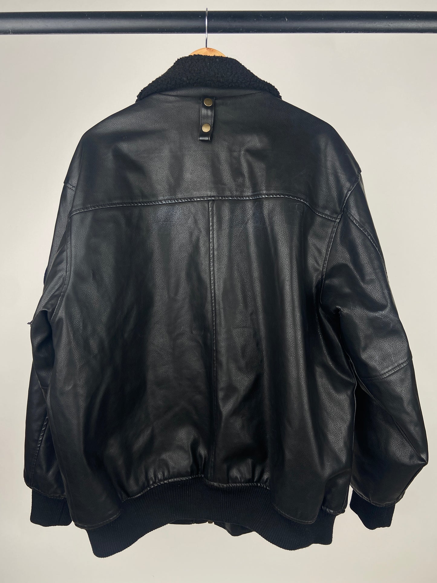 Vintage Avirex 90s Leather Aviator Jacket