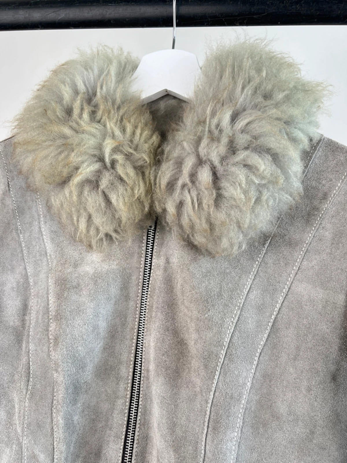 Vintage 70s Suede Afghan Jacket