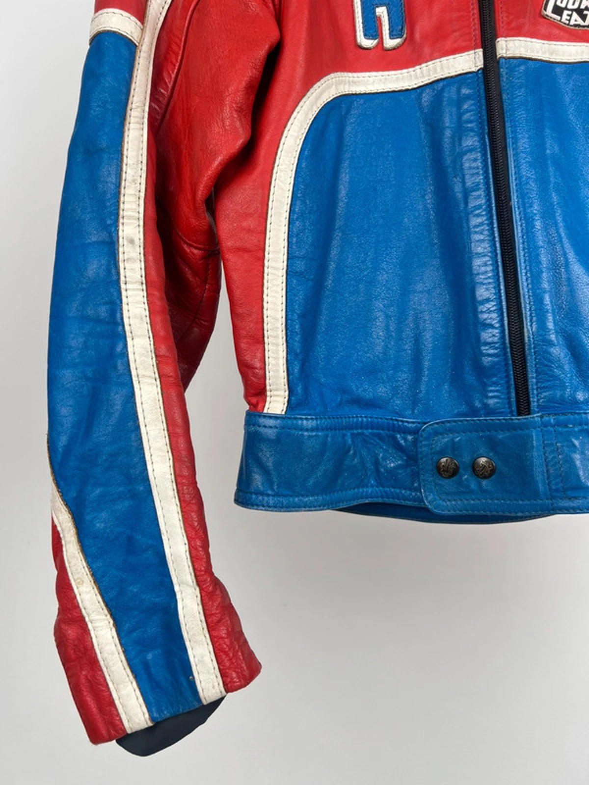 Vintage 90s Lookwell Leathers Motorbike Jacket