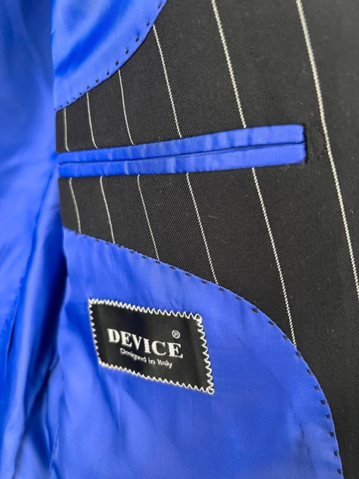 Vintage 90s Device Italian Pin Striped Suit