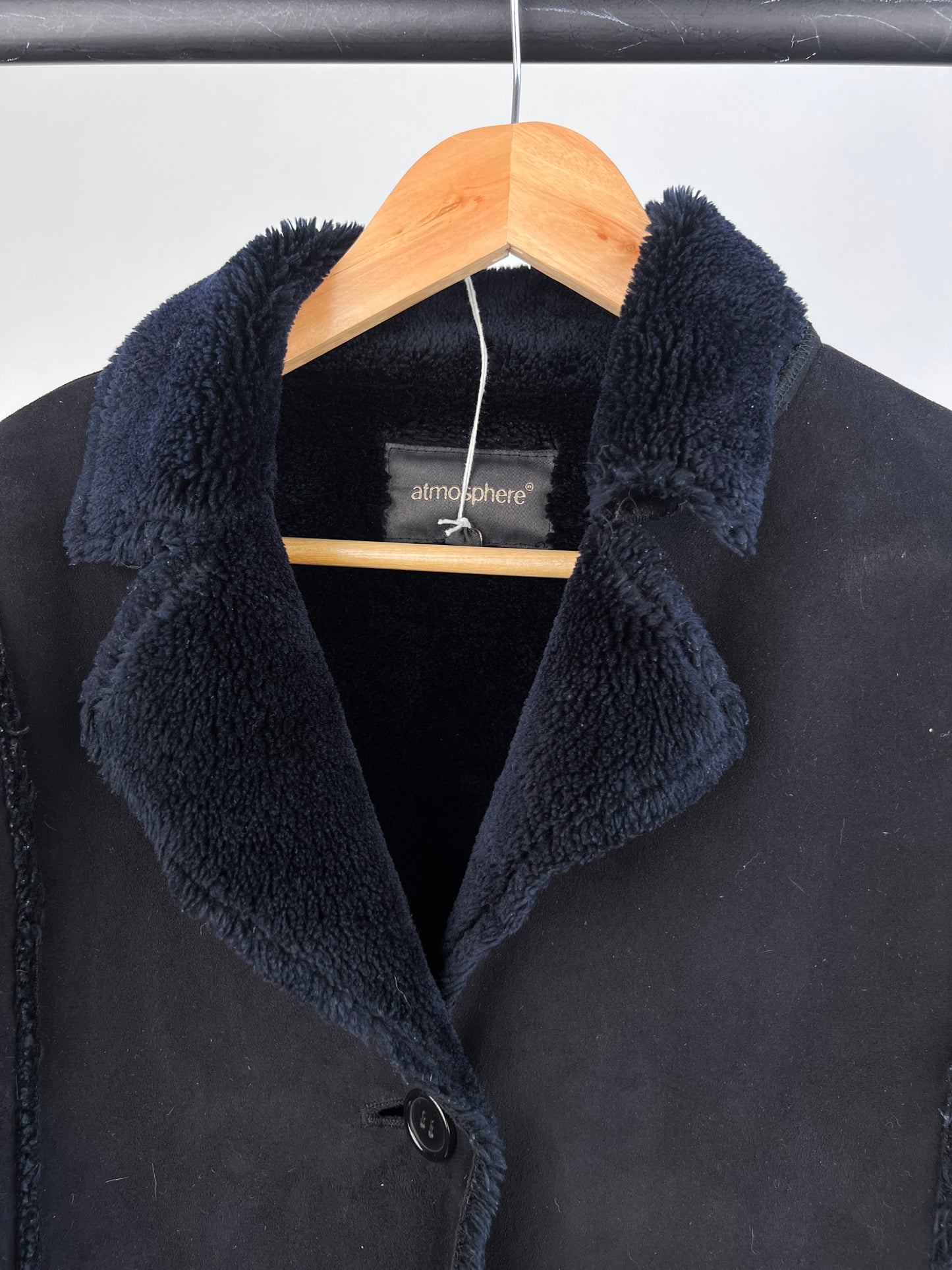 Vintage 90s Faux Fur Long Coat