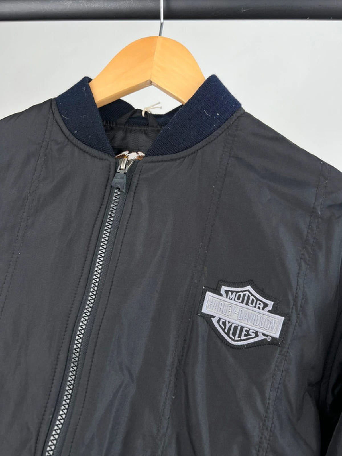 Vintage 90s Harley Davidson Bomber Jacket