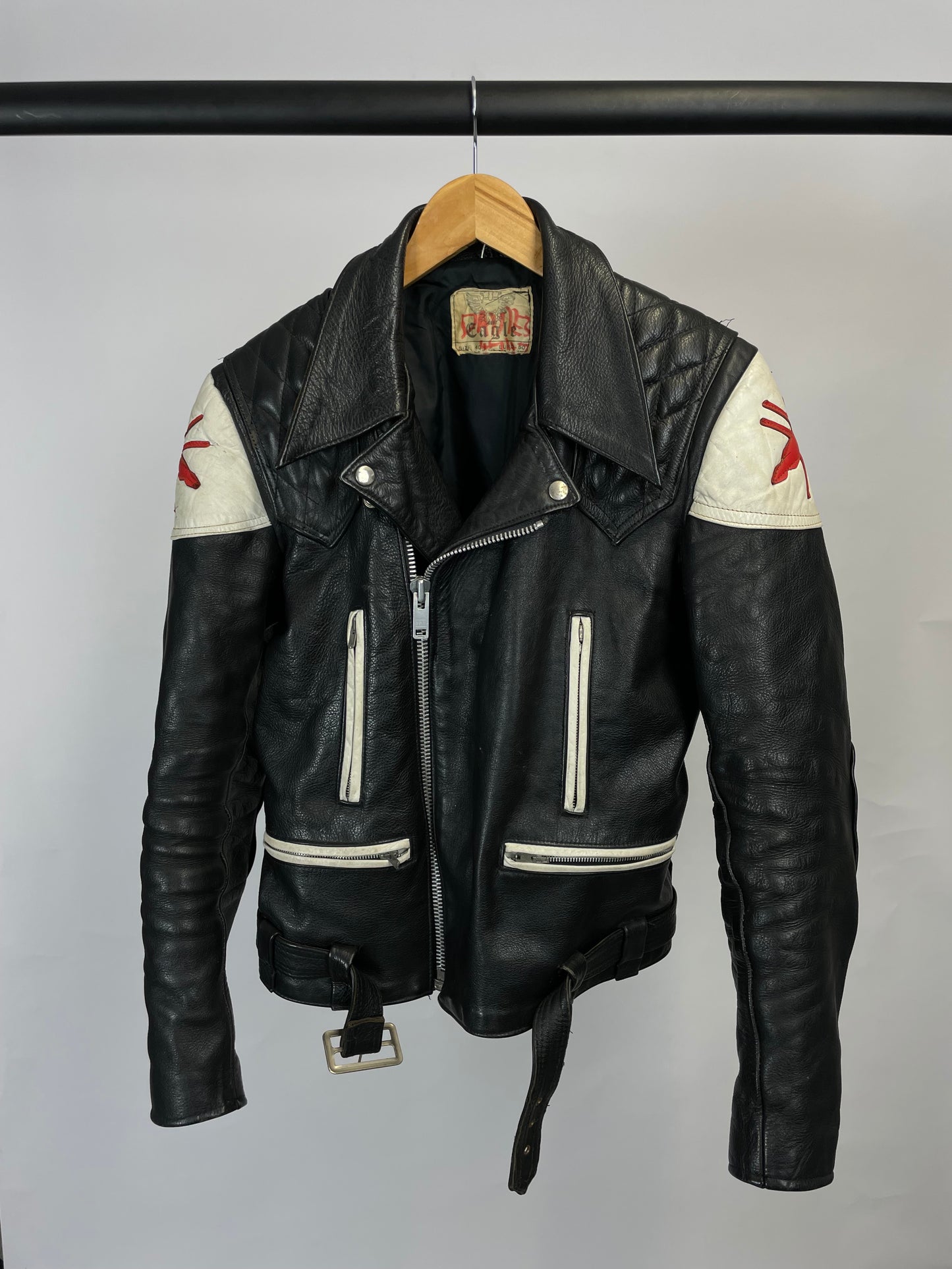 Eagle 90s Leather Motorbike Jacket