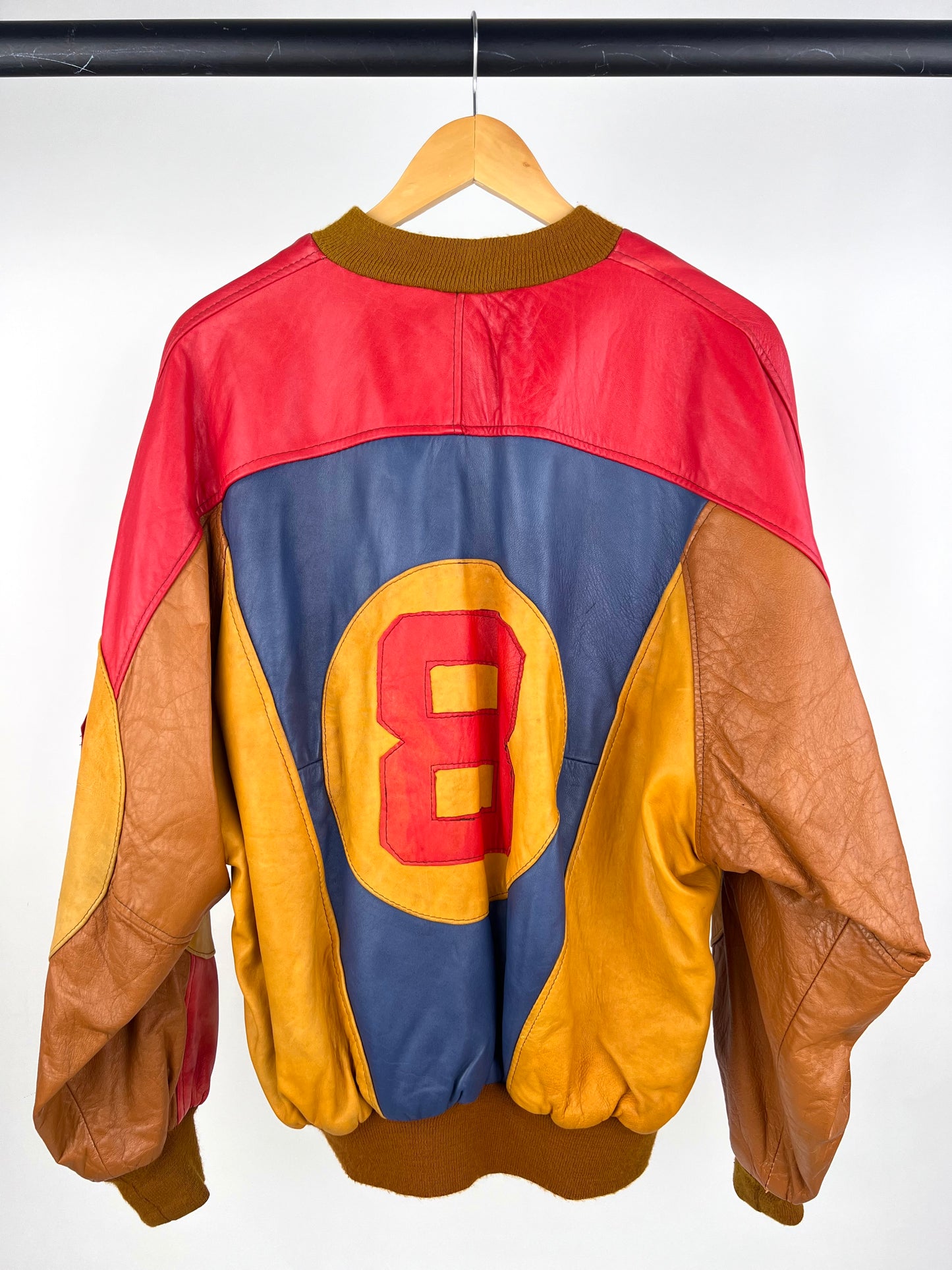 Vintage 8 Ball 90s Leather Jacket