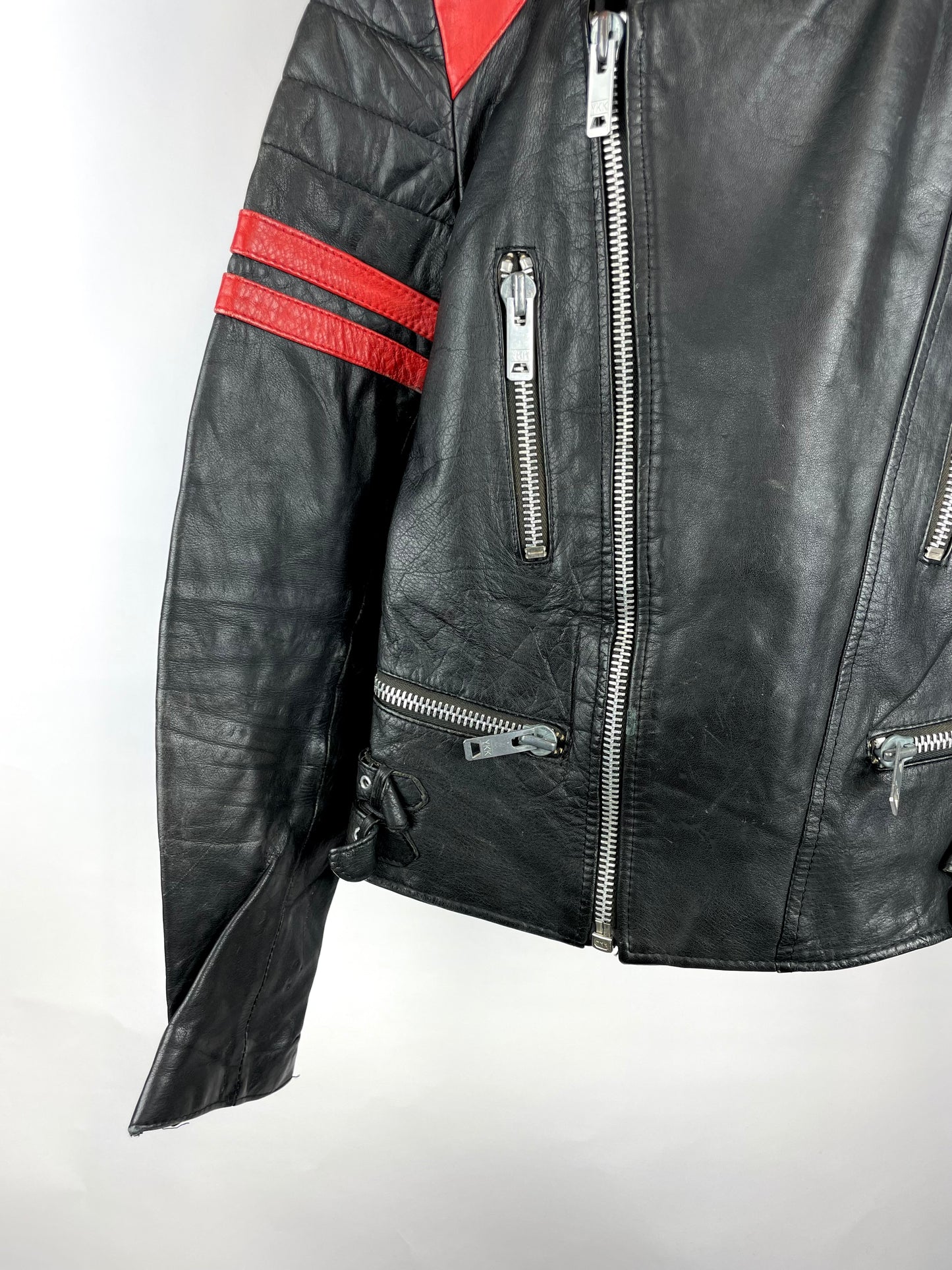 Vintage 90s Leather Motorbike Jacket