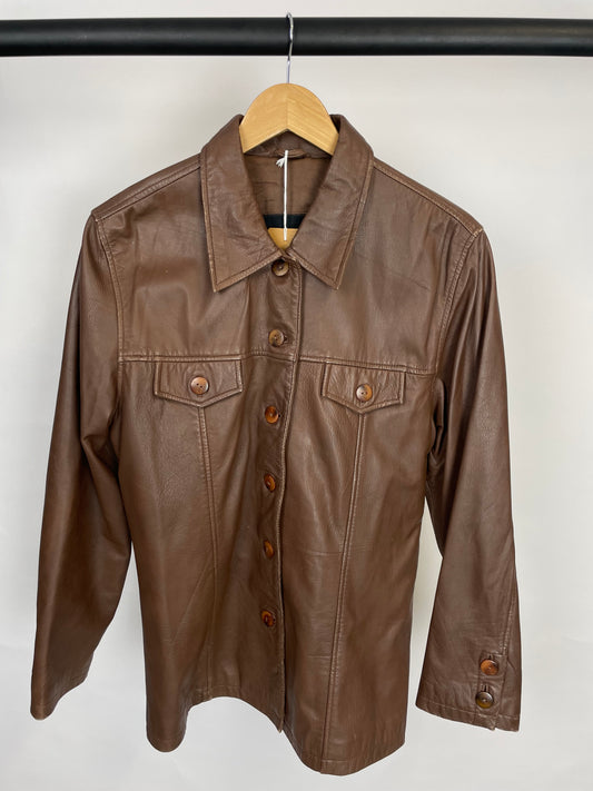 Vintage 90s Da Milano Leather Jacket