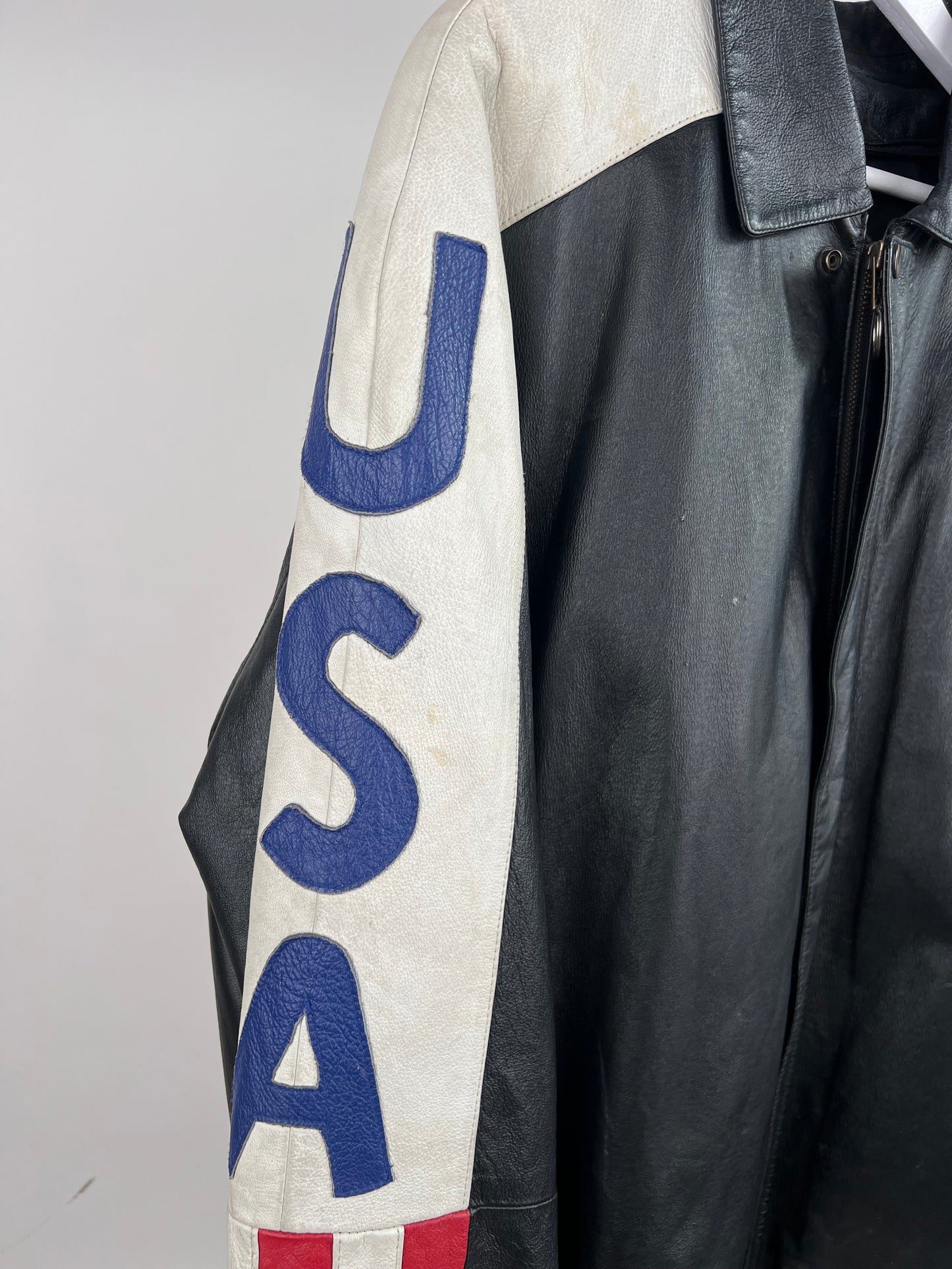 Vintage 90s Interstate Classic Originals Leather Jacket