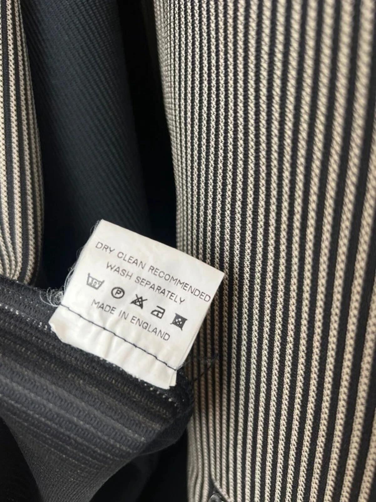 Vintage 90s Outfit Four Piece Stripe Suit
