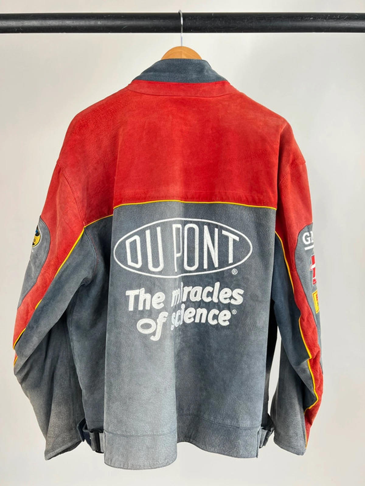 Vintage 90s Nascar Chase Suede Jacket