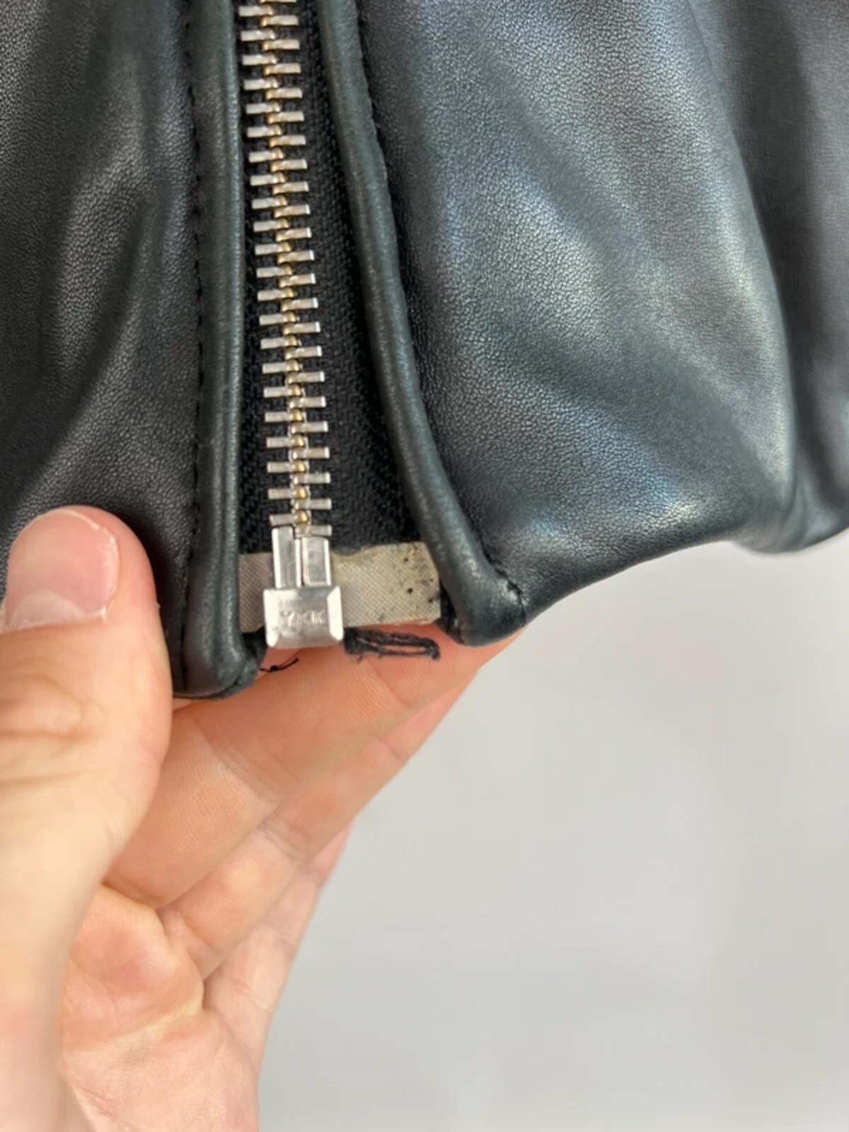 Vintage Diesel Leather Bomber Jacket