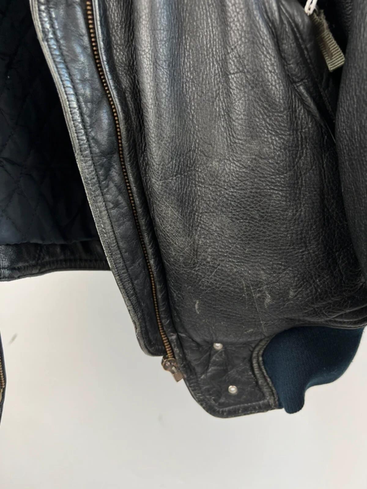 Vintage 90s Diesel Leather Bomber Jacket