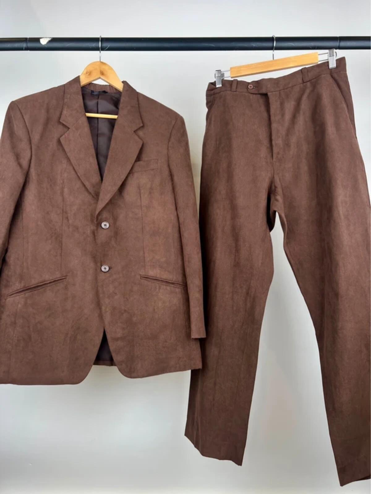 Vintage 70s Manhattan Suede Suit