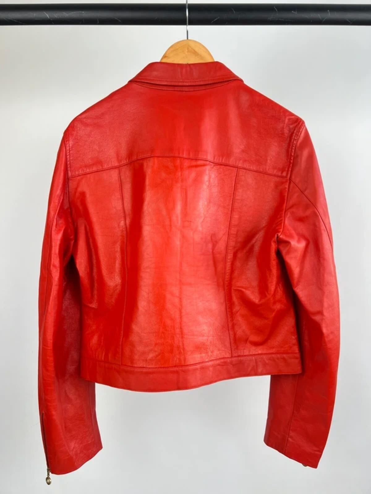 Vintage 90s Versace Leather Jacket