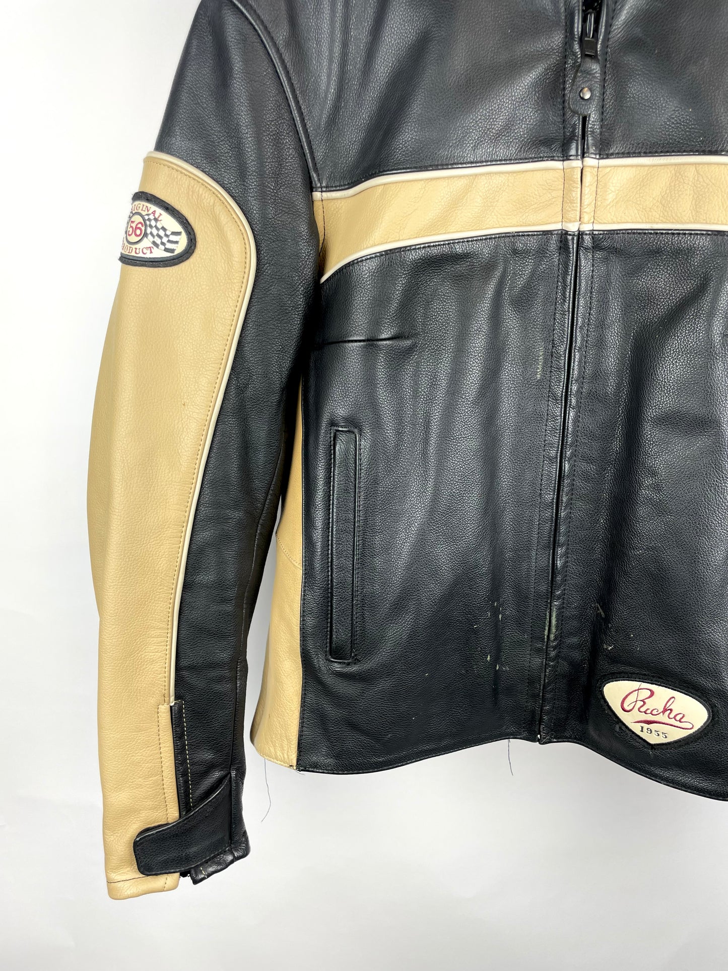 Vintage 90s RICHA Leather Motorbike Jacket