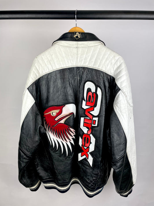 Vintage 90s Avirex NY Leather Jacket