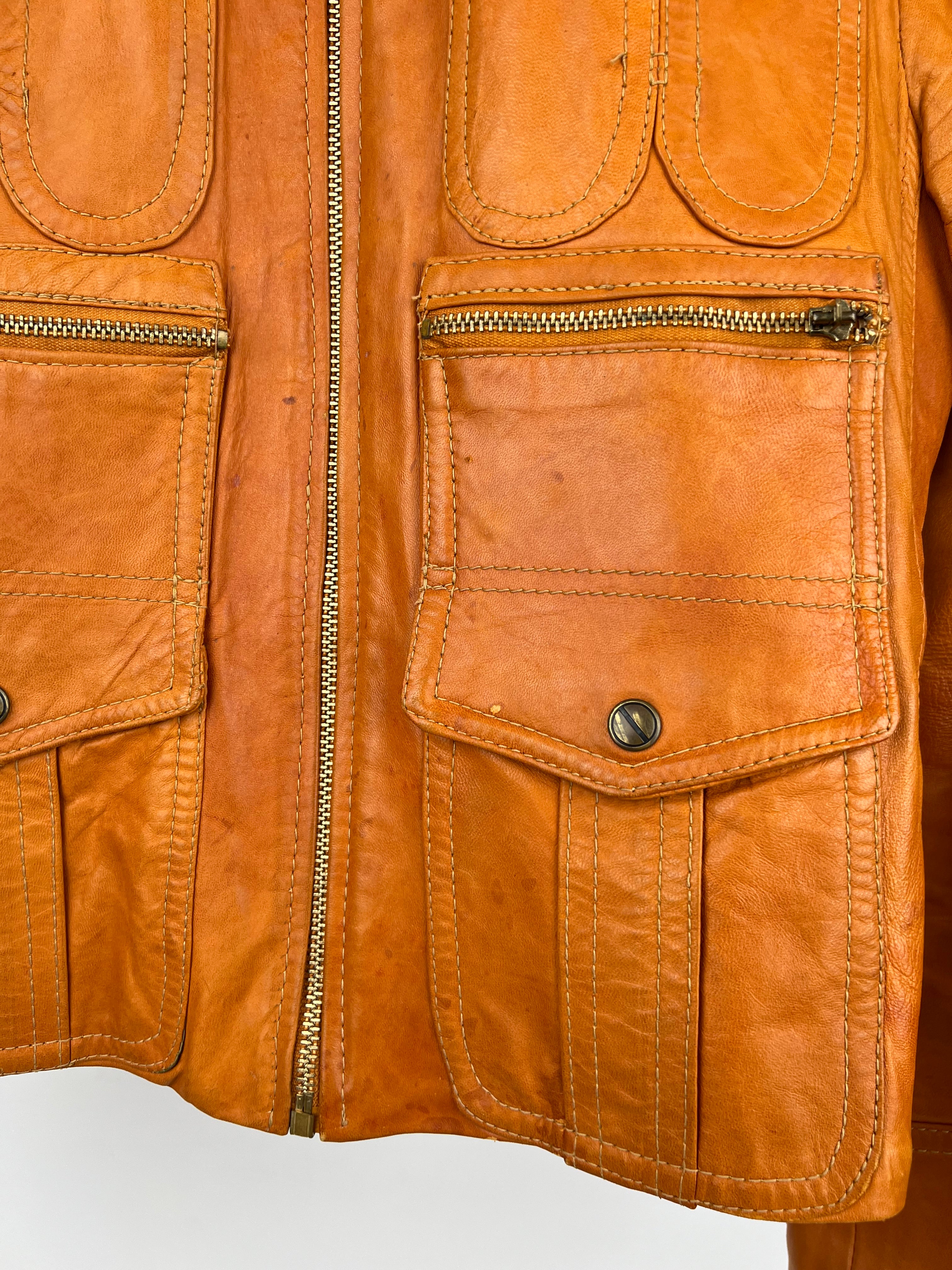 60S-70S VINTAGE Martin Bernard レザージャケット Vintage 70s Martin Bernard Leather Jacket – Skux Vintage