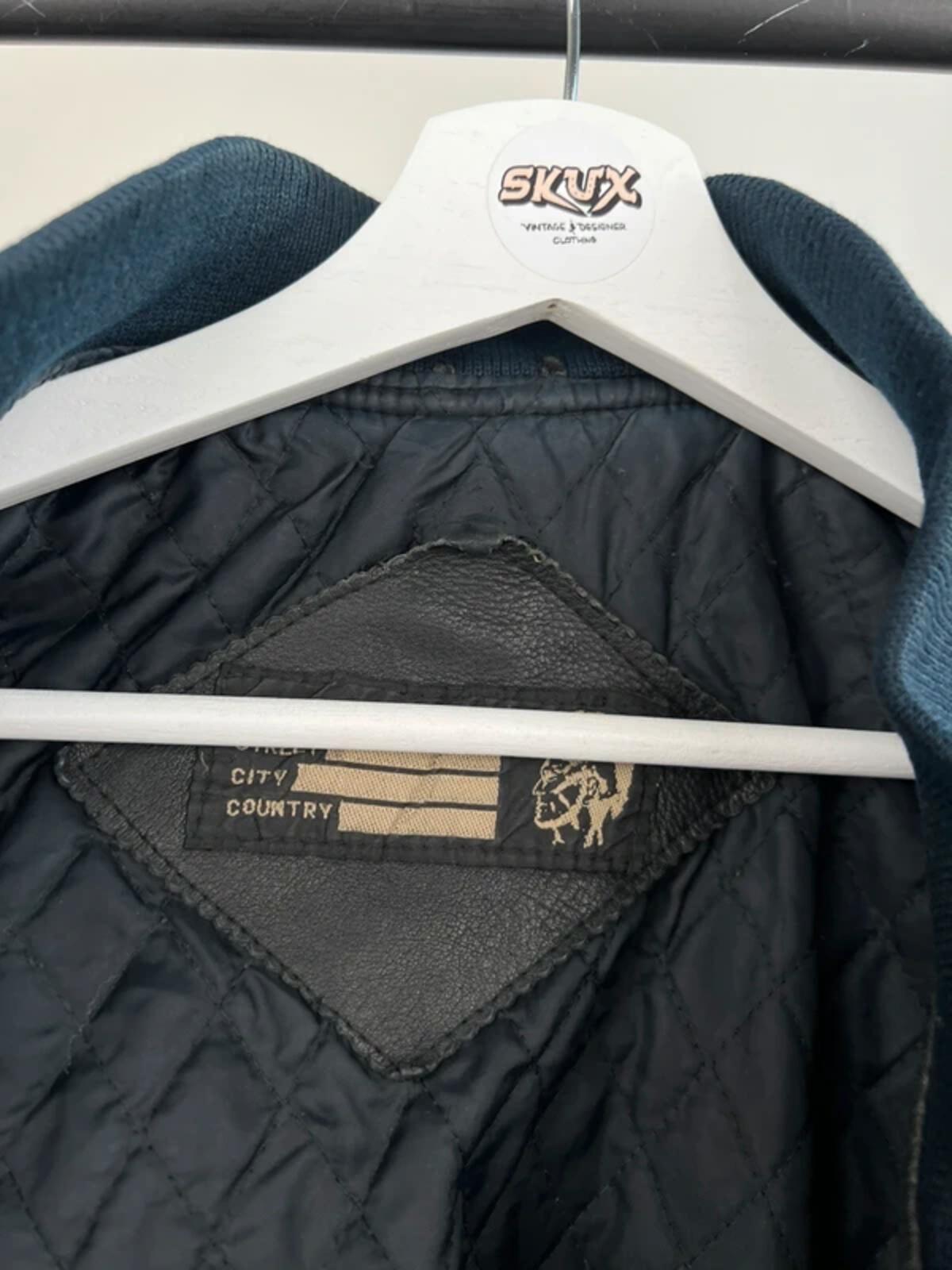 Vintage 90s Diesel Leather Bomber Jacket