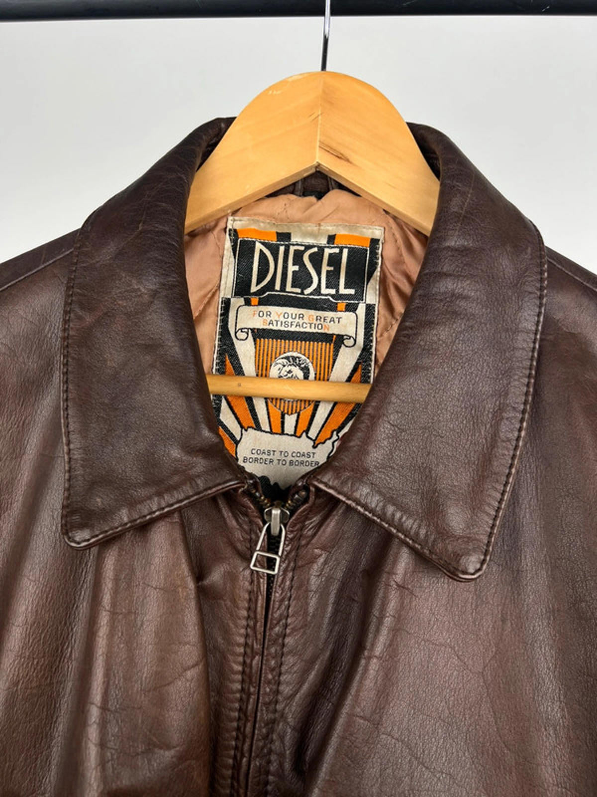 Vintage 80s Diesel Leather Jacket
