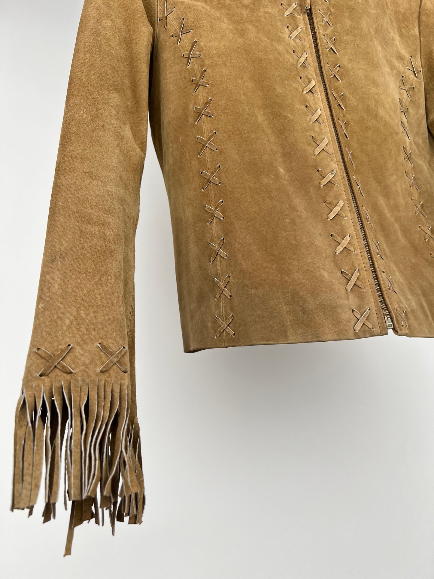 Western 70s Suede Tassel Jacket