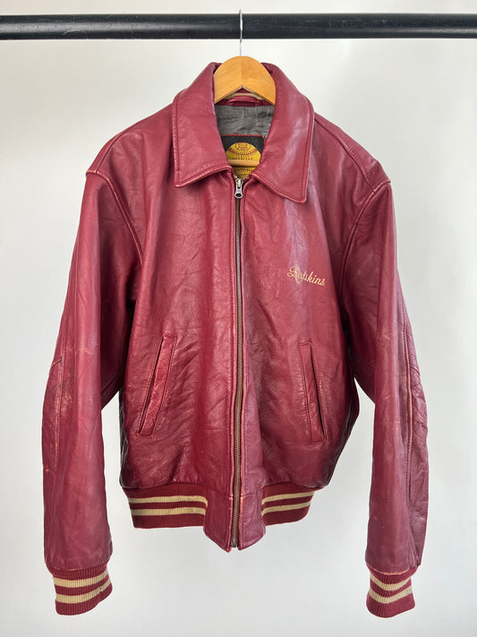 Redskins 90s Leather Baseball Jacket
