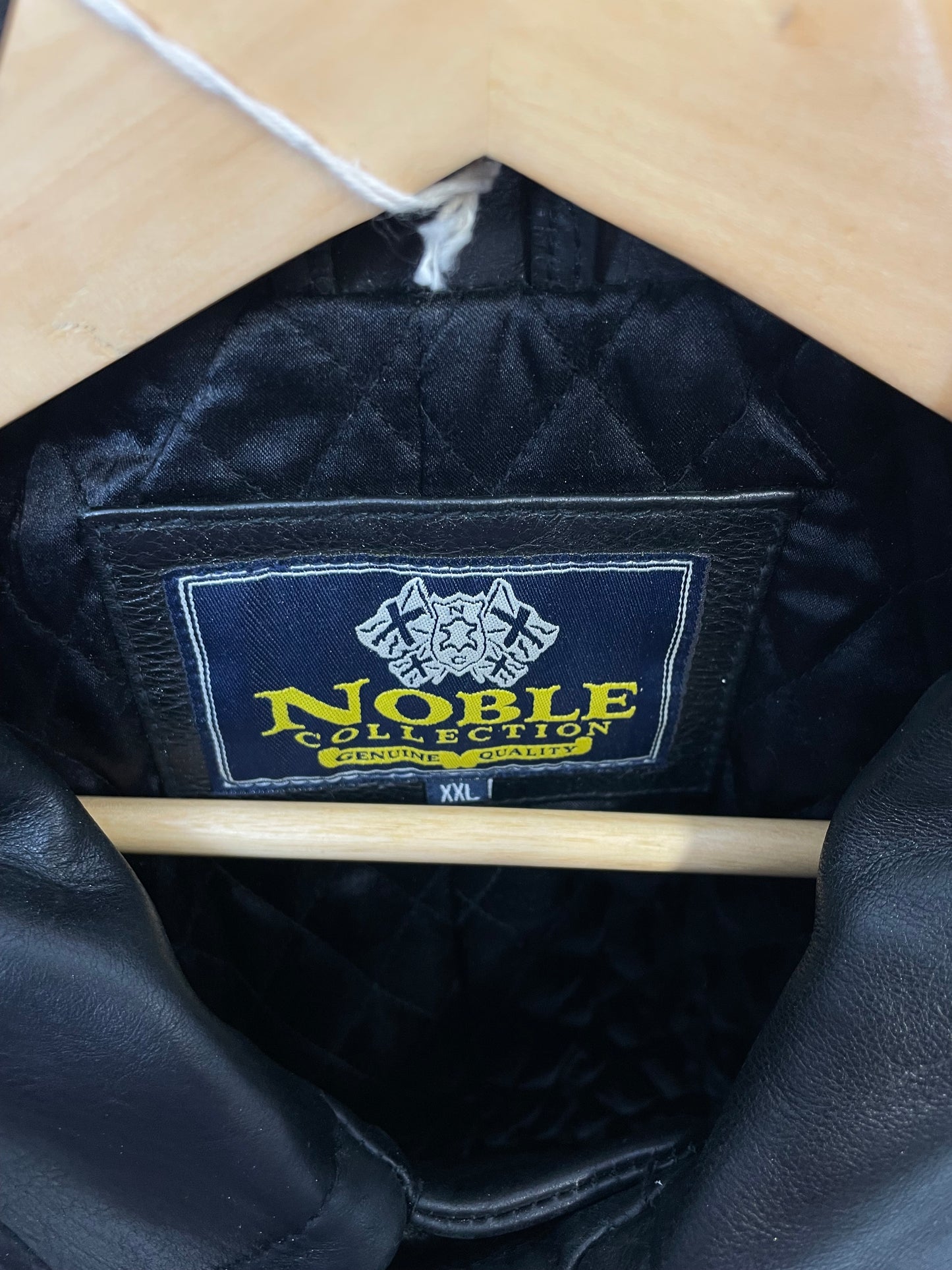 Vintage 90s Noble Long Trench Leather Jacket