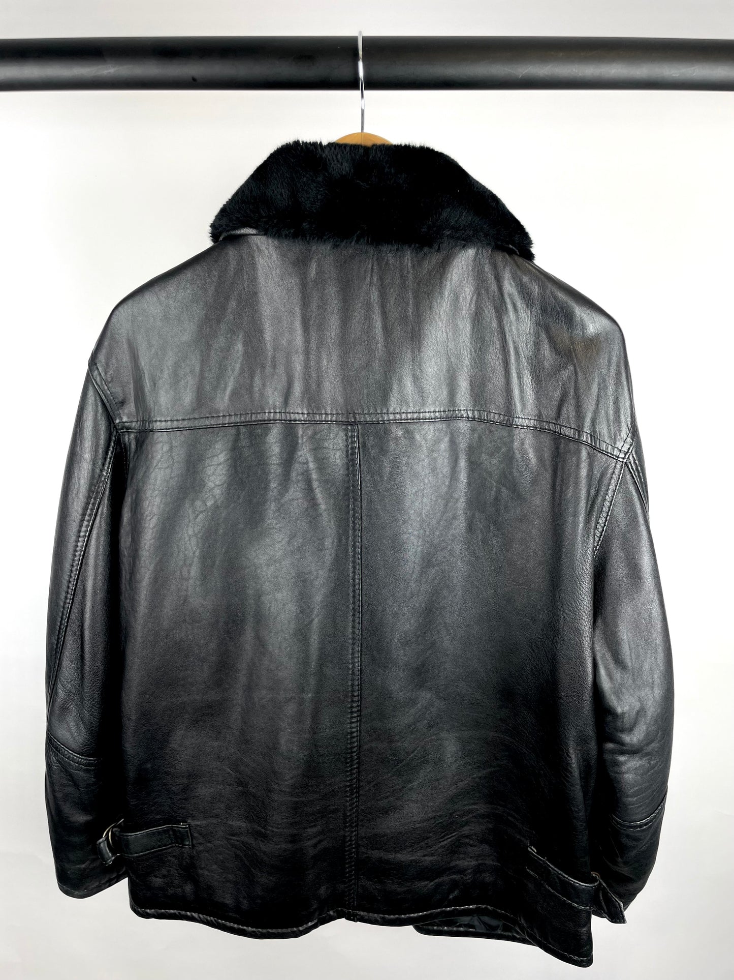 Vintage 90s Genuine Leather Bomber Leather Jacket