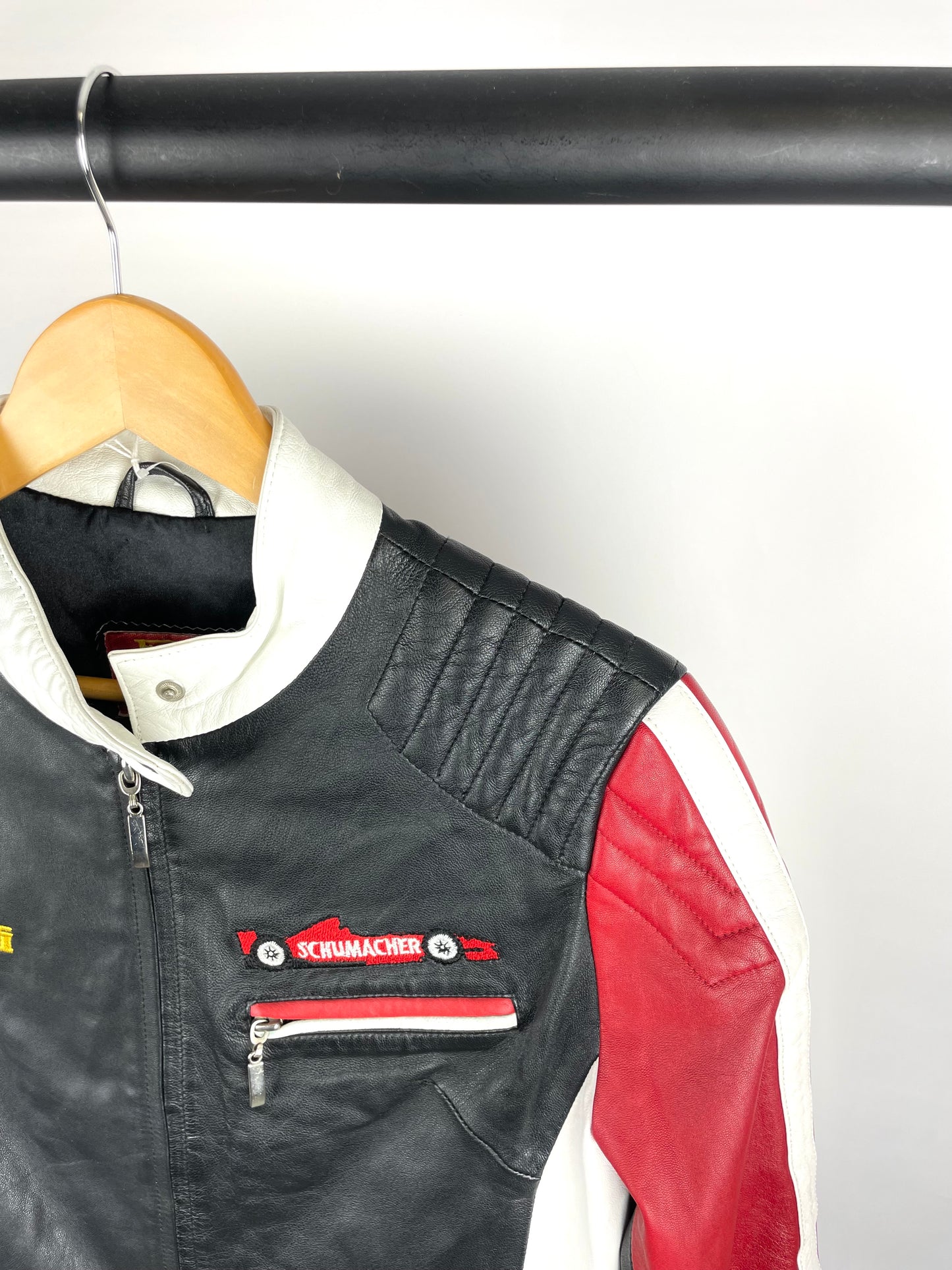 Vintage 90s Ferrari Leather Jacket