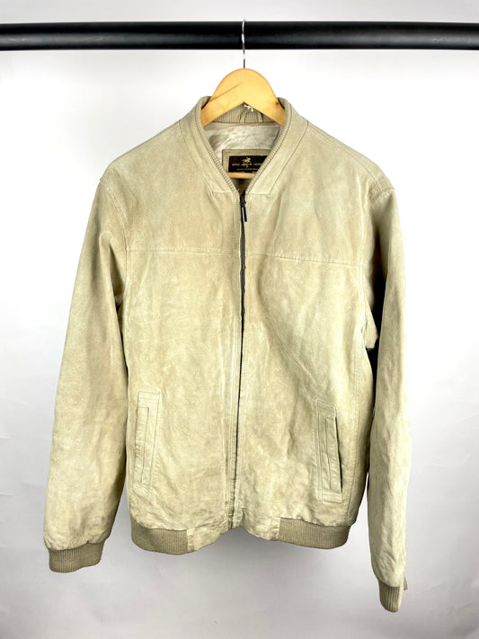 Vintage 90s Wind Horse Suede Jacket