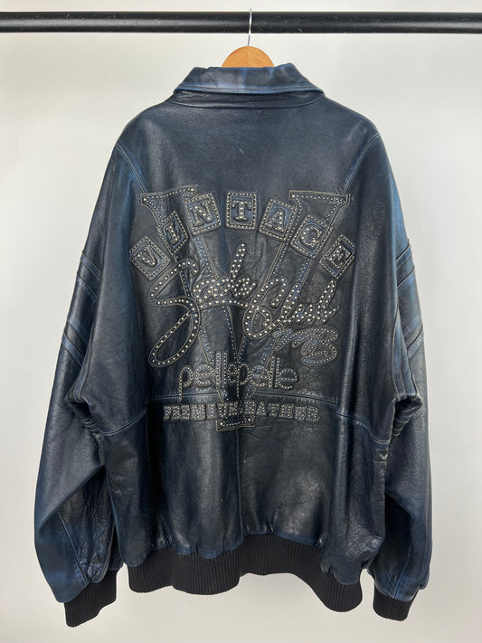 Vintage Pelle Pelle 90s Leather Bomber Jacket