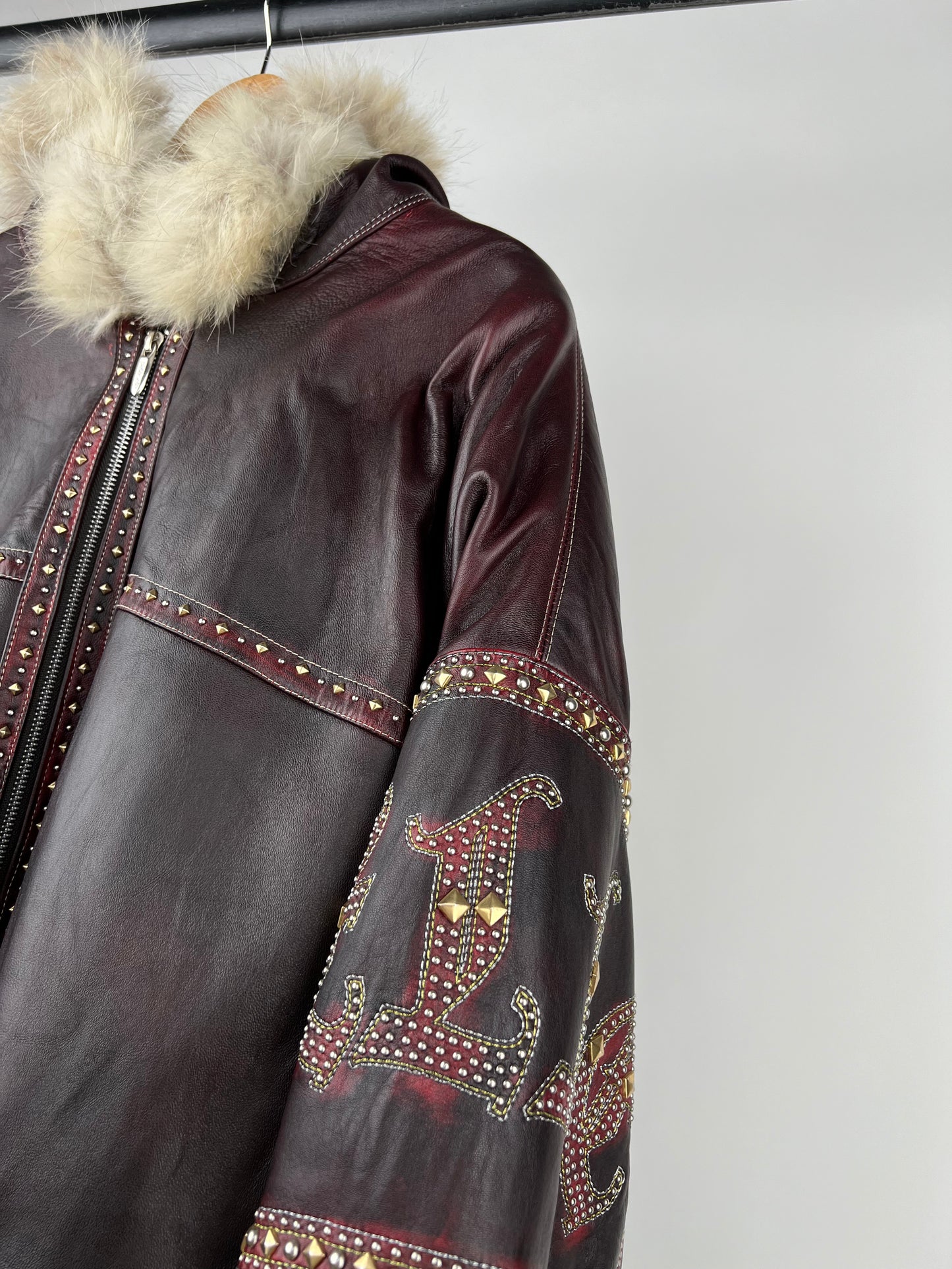 Vintage Pelle Pelle 90s Leather Bomber Jacket